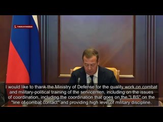 Medvedev held a meeting on new recruits for the Armed Forces