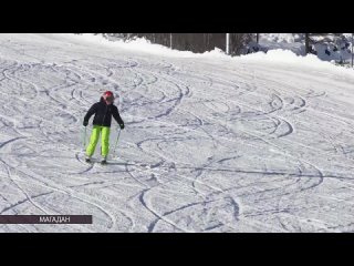 Покорители вершин открыли зимний сезон на горнолыжном комплексе «Снегорка» в Магадане