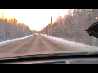 ⛳️#Онега дорога от 4 ноября 2023 года - 2 часа из #Северодвинск а ...ехал #АвтоБлогер ....много или мало ?