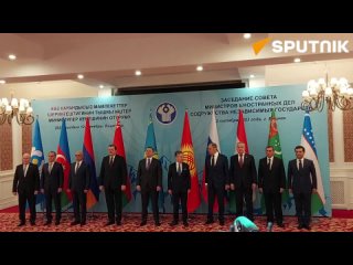 Кадры открытия заседания Совета глав МИД стран СНГ в Бишкеке