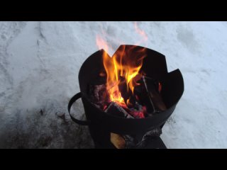 ВЫХОДНЫЕ НА ПРИРОДЕ И В ГАРАЖЕ. Зимние посиделки на природе. Видео для релаксации.