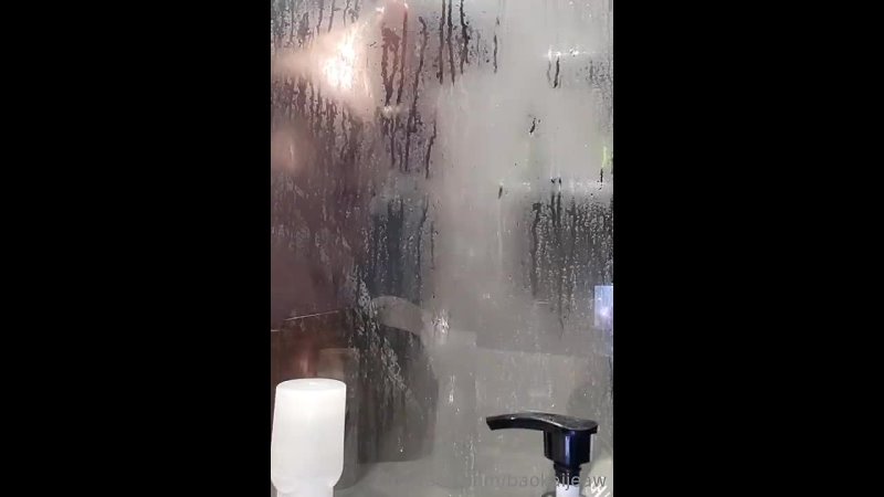 Showering and then using a cock
