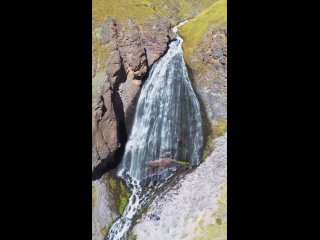 Один из красивейших водопадов Приэльбрусья