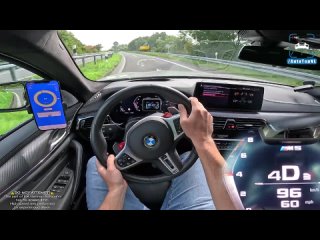 [AutoTopNL] 2024 BMW M5 Competition | Acceleration Sound & Autobahn POV