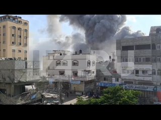 Новые кадры обстрела сектора Газа