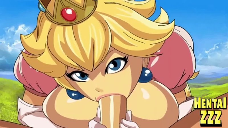 Princess Peach - oral sex; minet; blowjob; deepthroat; facefuck; 3D sex porno hentai; [Mario]