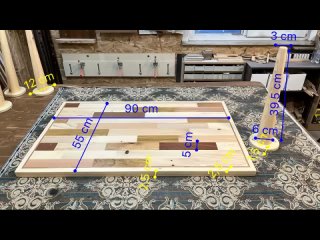 [Celal Ünal] Evaluating small pieces of wood and Making a coffee table Diy