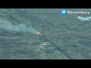 Кадры боя: техника НАТО пылает на Запорожском фронте