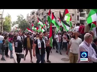 ▶️ Protests in Yarmouk refugees camp in support for Gaza