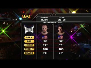 Dean Lister vs. Jeremy Horn TUF 7 Finale - 21 июня 2008