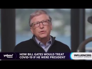 BILL GATES: “I DON’T REMEMBER TALKING ABOUT MASKS AT ALL...“