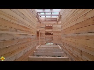 Строительство одноэтажного деревянного дома 10 на 12 из бруса. Планировка дома. Устройство кровли