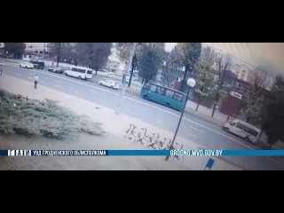 В Гродно столкнулись два троллейбуса, маршрутка и автобус