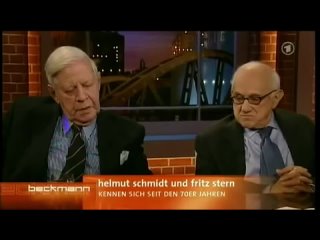 Helmut Schmidt und Fritz Stein beantworten diese Frage