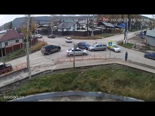 ДТП на перекрестке в Усть-Куте -