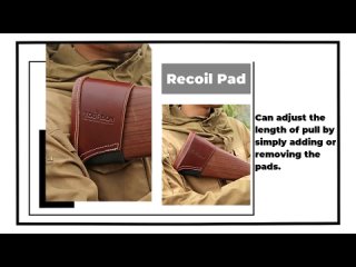 Upgrade your shooting comfort with Tourbon's Leather Recoil Pads!
