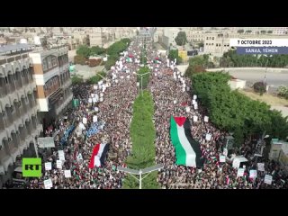 🇾🇪 Yémen : des milliers de manifestants en soutien à l’opération palestinienne contre Israël