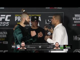 🏆 Иржи Прохазка 🆚 Алекс Перейра - Битва взглядов с пресс-конференции перед UFC 295