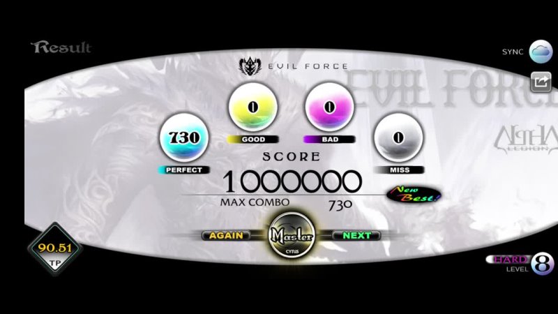 Cytus. Evil force Hard 8lvl — MM