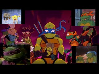 Leo x Raph [AMV] SKILLET - FEEL LIKE A MONSTER Teenage Toad Battle Brothers & Knuckles (Feat. Dante from KFC)