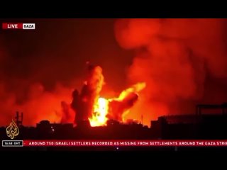 Кадры вечерних прилетов ракет по сектору Газа