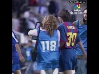 В этот день, ровно 19 лет назад, Лионель Месси дебютировал за «Барселону» в матче против «Эспаньола