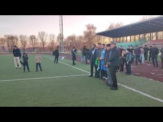Церемония награждения после финала Кубка Ингушетии по футболу