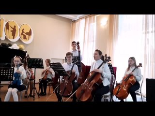 Детский симфонический оркестр Енакиево сыграл первый концерт на инструментах из Ленобласти
