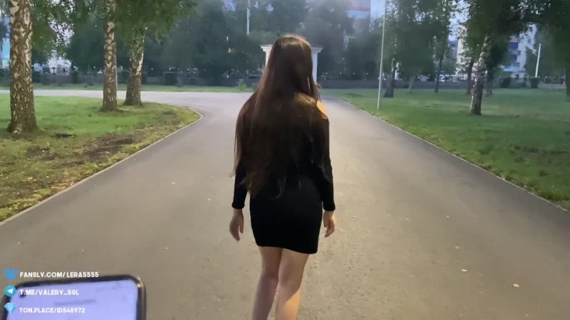 Cumming hard on a walk in a public park with a remote controlled