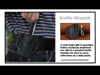 Upgrade Your EDC Style with Handmade Leather Knife Sheath!