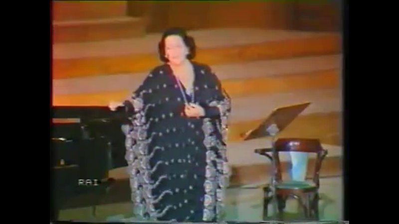 Montserrat Caballé1980 【Italian Female High】 Rome Concert Full Version