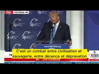 Devant un groupe de sionistes républicains, Trump réaffirme son allégeance à Israël et déclare que seuls le Hamas et l’Iran sont