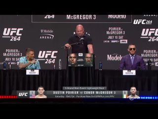 Conor and Dustin let the mind games begin! UFC 264 press conference best bits