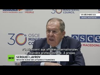 🇷🇺 Sergueï Lavrov appelle les journalistes à enquêter sur Boutcha