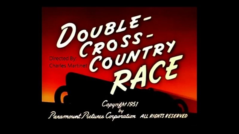 Popeye The Sailor Double Cross Country Race (1951) SN Toons