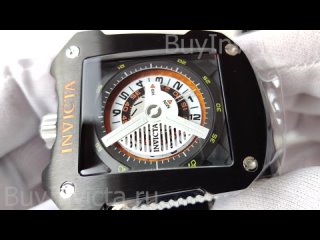 Invicta S1 Rally 41657 Крупные Механические Мужские Часы Инвикта ЭС1 Ралли Чёрные