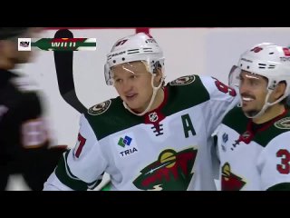 🏒 Гол и передача Капризова помогли «Миннесоте» обыграть «Калгари»