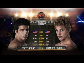 Steve Bruno vs. Matthew Riddle UFC Fight Night 17 - 7 февраля 2009