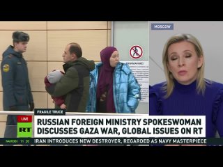 Russian Foreign Ministry's official Spokeswoman Maria Zakharova interview with RT International
