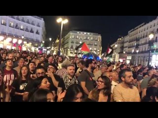 🇵🇸🇪🇸Demonstrations in Madrid in support of Palestine and condemnation of the Zionist regime’s criminal attacks on Gaza