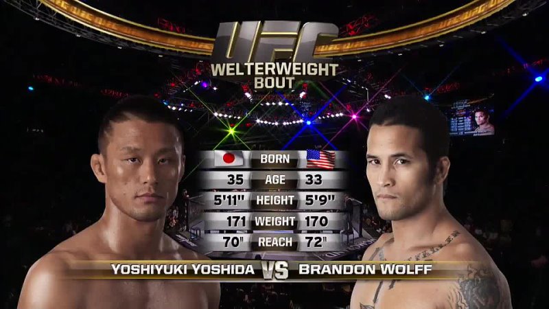 Yoshiyuki Yoshida vs Brandon Wolff UFC 98 - 23 мая 2009