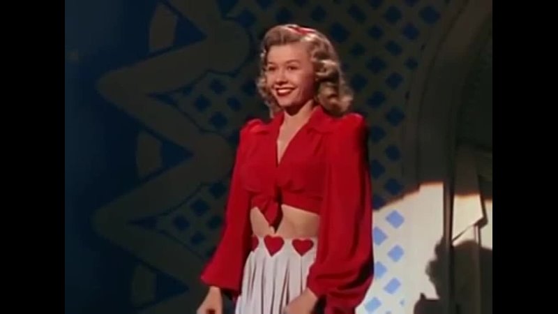 Vera-Ellen (dubbed by June Hutton), The Goldwyn Girls (all dubbed) and dancers - So in Love