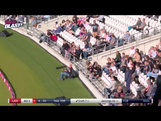 ANOTHER Last Ball Roses THRILLER!   Yorkshire v Lancashire - Highlights   Vitality Blast 2022