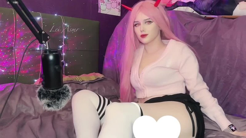 ♡ ASMR Scratching Fabric (Power Chainsaw Man Cosplay) ♡