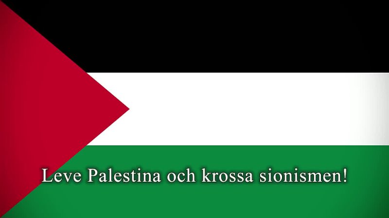 Long Live Palestine Crush Zionism - Swedish Pro-Palestine Song