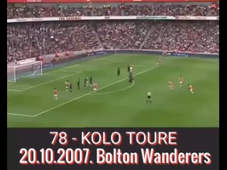 78 - КОЛО ТУРЕ, 
. «Болтон Уондерерс»./
78 - KOLO TOURE,
. Bolton Wanderers.