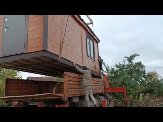 Доставка и установка двухмодульного дома ЧЕХОВ (4,8x6,0 м) - АН-Линия, Смоленск
