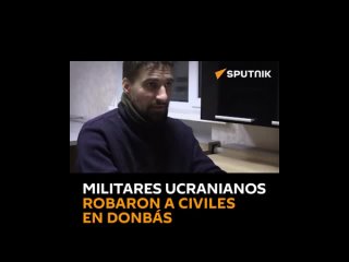 🇺🇦🪖🇷🇺 Militar ucraniano capturado relata sobre el ataque contra la población civil en Donbás