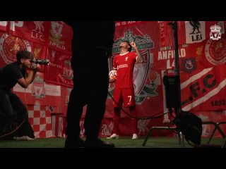 MEDIA DAY! Liverpool players shoot promo for 23 24 Premier League season