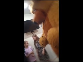 Видео от Поздравление танцующего Мишки и друзей Сыктывкар